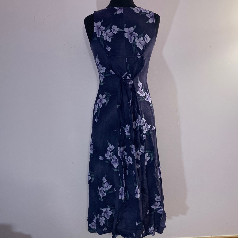 Vintage 90s Maxi Floral Dress - Picture 2 of 5